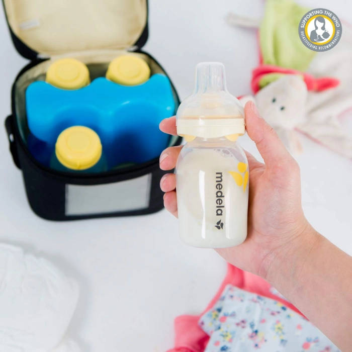 Hielera para transportar leche materna doble compartimiento – Pinitos