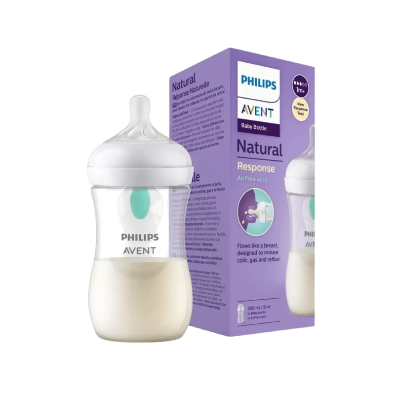 Chupón Anticólico Natural Airfree 3.0 Avent 260ml / 9oz SCY67301 - Imagen 2