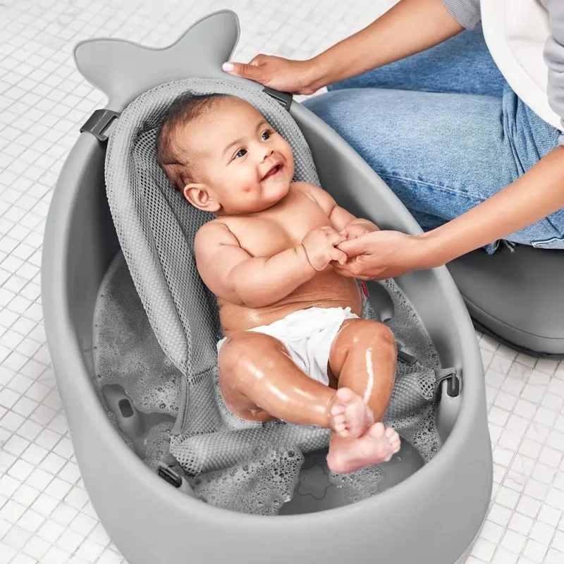 Bañera / Tina gris con forma de ballena Skip Hop - Imagen 3