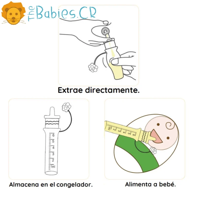 Recolector de calostro reutilizable de 6ml con tapa - Imagen 6