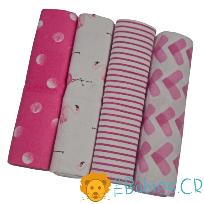 Set de 4 muselinas