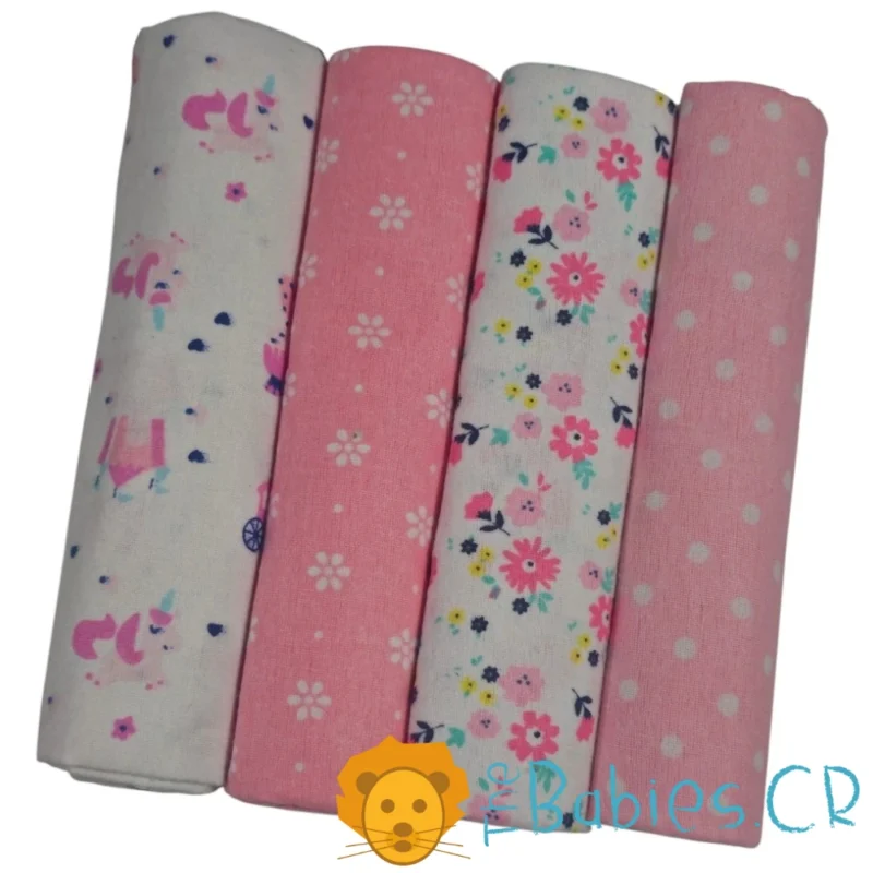Set de 4 muselinas