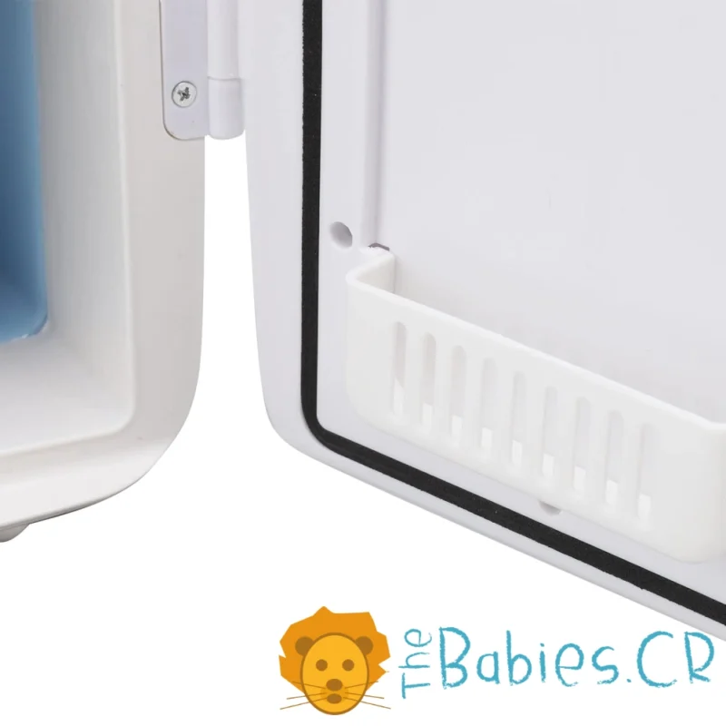 Mini refrigerador eléctrico portátil con espejo y luz exterior - Imagen 4